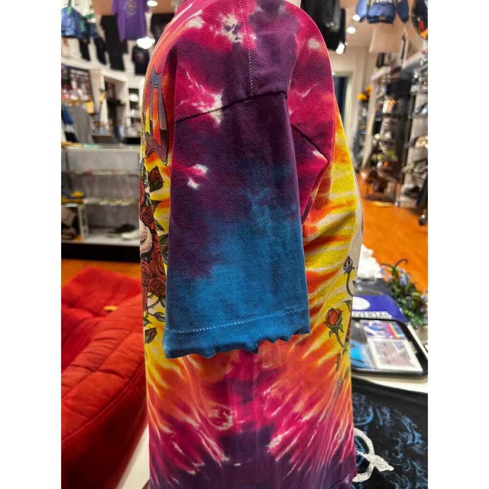 Vintage 1992 Grateful Dead Space Your Face Tie Dye Shirt Size Large - Picture 2 of 9